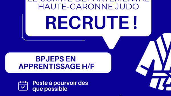 Recrutement Apprenti.e BPJEPS